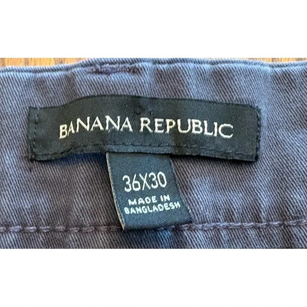Banana Republic Mens Gray Chinos Pants 36x29 Straight Leg Dress Casual Comfort